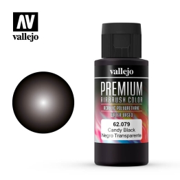 Краска для аэрографии акрил-уретановая Vallejo Premium Черный candy