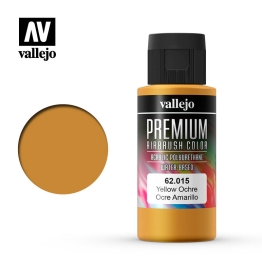 Краска для аэрографии акрил-уретановая Vallejo Premium Охра желтая