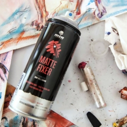 Лак для граффити фиксирующий MTN PRO MATTE FIXER матовый 400 мл