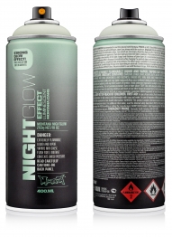 Краска для граффити аэрозольная фосфорная с люминесцентным эффектом Montana Nightglow зеленая 400 мл