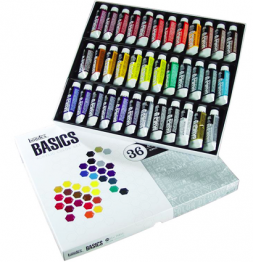 Набор акриловых красок Liquitex Acrylic Basics 36 цветов в тубах 22 мл