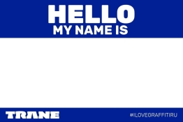 Набор стикеров HELLO TRANE 50 шт