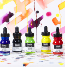Акриловые чернила Liquitex Acrylic Ink во флаконах 30 мл