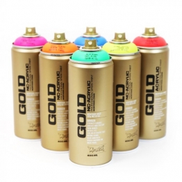 Краска для граффити флуоресцентная Montana Gold Fluorescent 400 мл