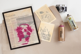 Лак для граффити аэрозольный винтажный эффект Montana Vintage 400 мл