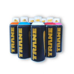 Краска для граффити в балончиках Trane Black, 400 мл