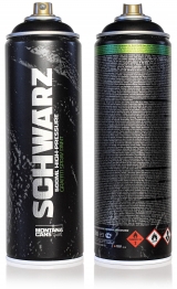 Краска для граффити черная аэрозольная Montana Black Schwarz 500 мл