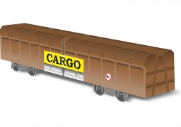 Вагон Molotow Cargo коричневый