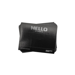 Набор 100 черных стикеров Montana Hello my name