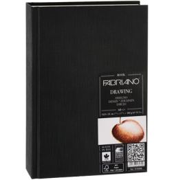 Скетчбук Fabriano Drawingbook в твердом переплете А5 / 60 листов / 160 гм (портрет)