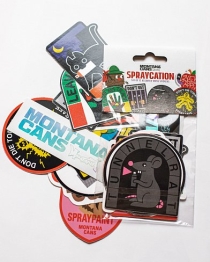 Набор 12 стикеров Montana  SPRAYACTION