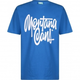 Футболка Montana SERGEY SHAPIRO синяя