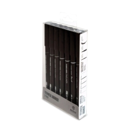 Набор линеров MTN Technical Marker 7 шт черные