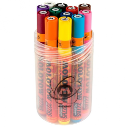 Набор акриловых маркеров Molotow ONE4ALL 227HS "Основной 1" 12 шт / 4 мм