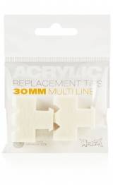 Набор сменных перьев Montana Acrylic Broad Multiline 30мм, 2шт